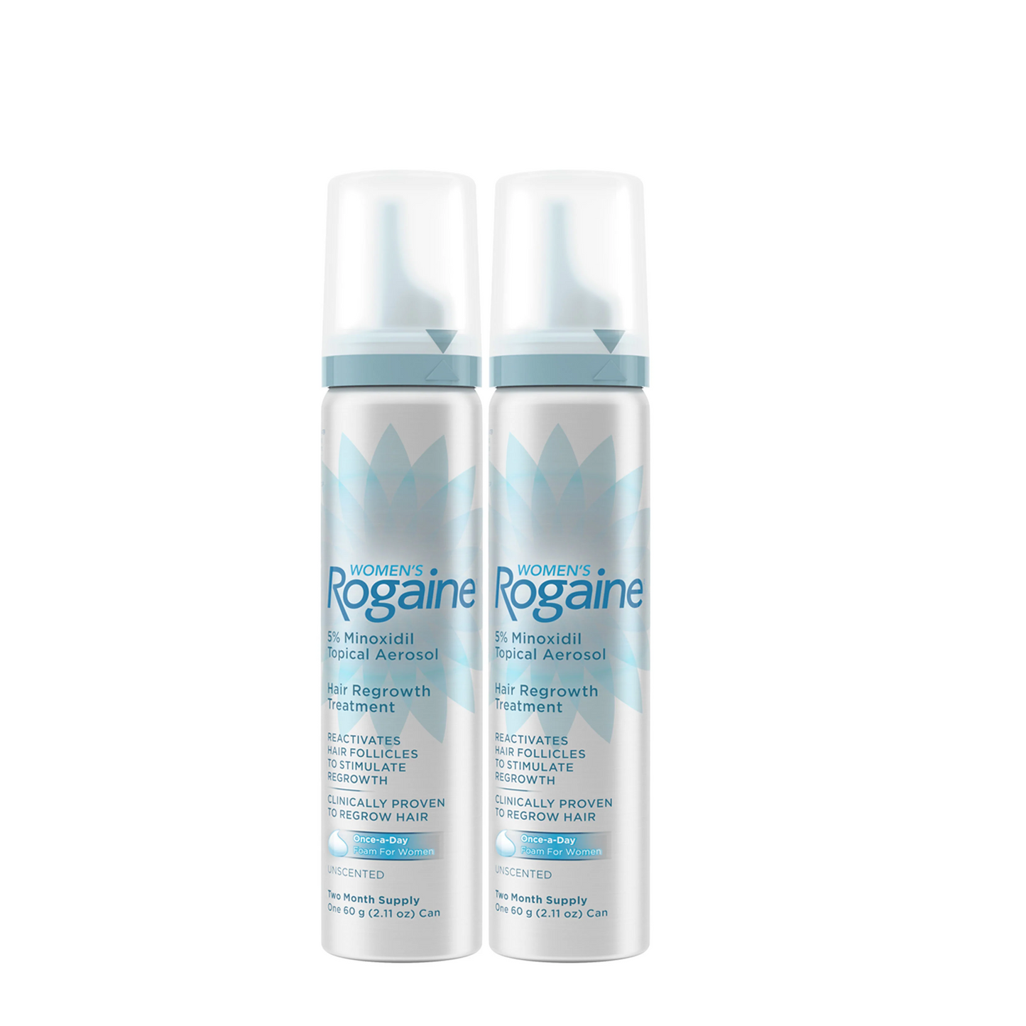 Womens ROGAINE® 5% Minoxidil Unscented Foam