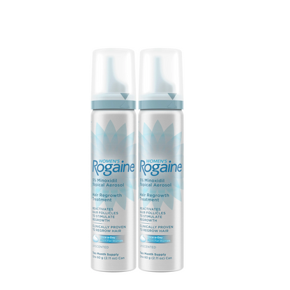 Womens ROGAINE® 5% Minoxidil Unscented Foam