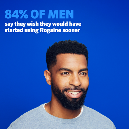 Mens ROGAINE® 5% Minoxidil Unscented Foam